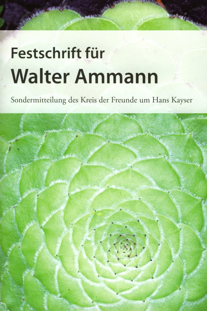 Festschrift für Walter Ammann